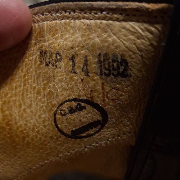 JUSTIN Women's Size 5.5A Vintage Black Leather Roper Western Cowgirl Boots L3703 - Picture 13 of 16